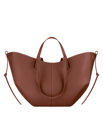 Vegan Leren Shopper Tas Ruim en Stijlvol