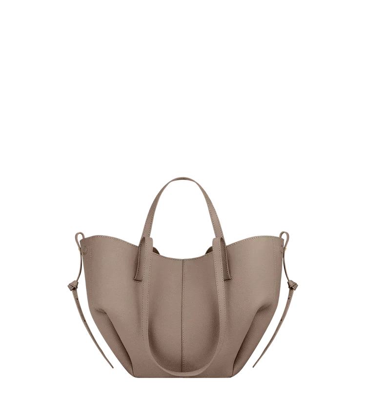 Vegan Leren Shopper Tas Ruim en Stijlvol