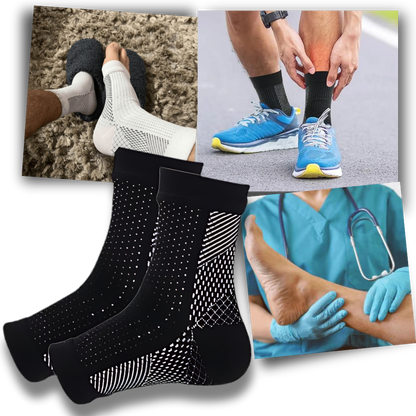 Therapeutische Compressiesokken Open Teen Neuropathie Voetsteun Antislip
