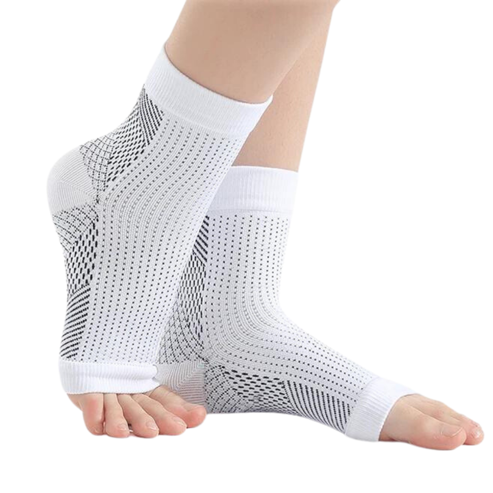 Therapeutische Compressiesokken Open Teen Neuropathie Voetsteun Antislip