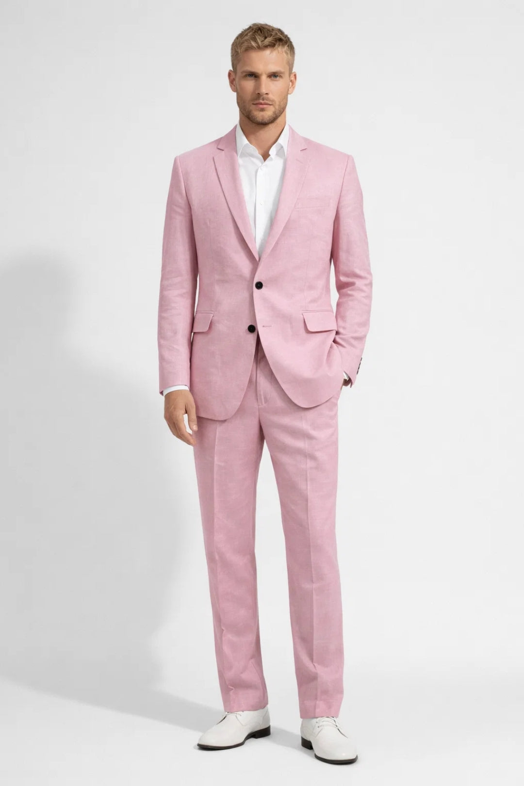 Heren Pak Slim Fit - Blazer en Broek Set Elegant Zwart - StudioMarella
