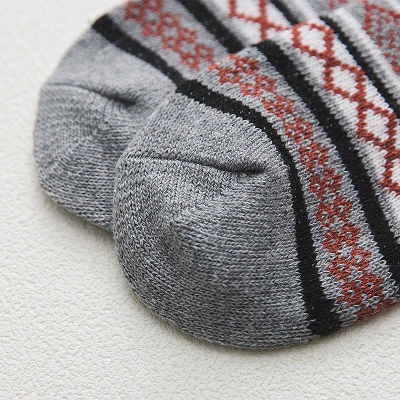 Scandinavische Wintersokken met Wolmix – Warme Unisex Sokken in 6 Patronen