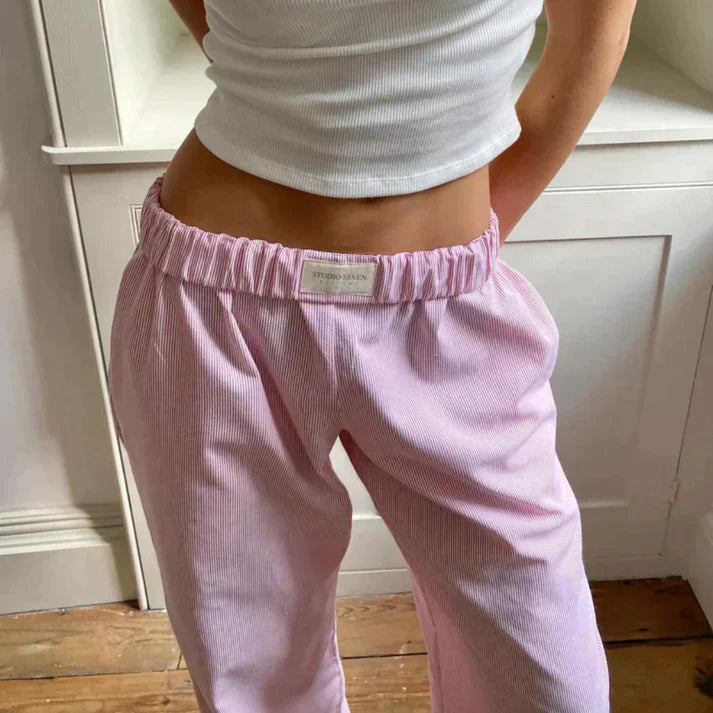 Linnen Broek Vrouw Zomerkleding Comfortabel Luchtig - StudioMarella