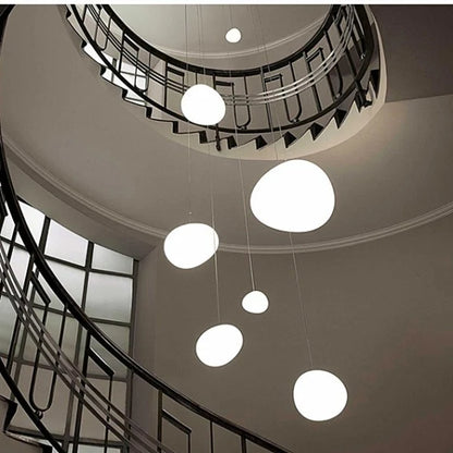 Hanglamp Handgeblazen Glas Minimalistisch Melkwit Woonkamer Eetkamer E27 Warm Wit