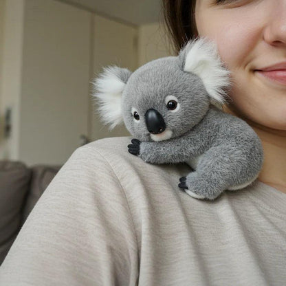 Pluche Koala Knuffel Grijs 30cm Rustgevend Kameraccessoire Kinderen Decoratief Slaapkamer Babykamer Zacht