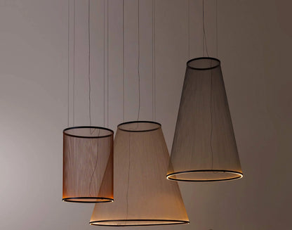 Hanglamp Cluster Staal Aluminium Rood Groen Crème Woonkamer Eetkamer Hal Getrapt Multi-Pendant Messing
