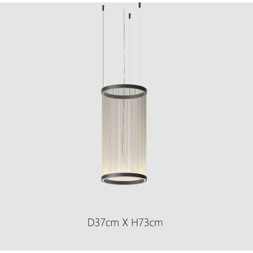 Hanglamp Cluster Staal Aluminium Rood Groen Crème Woonkamer Eetkamer Hal Getrapt Multi-Pendant Messing