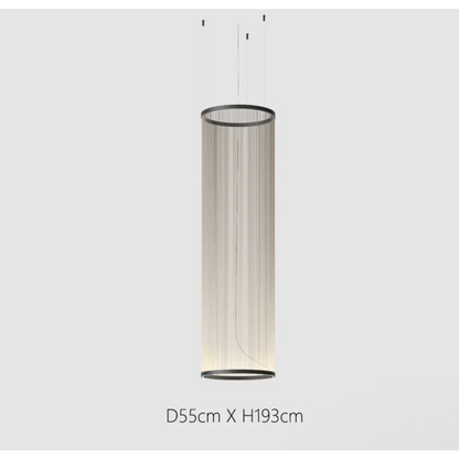 Hanglamp Cluster Staal Aluminium Rood Groen Crème Woonkamer Eetkamer Hal Getrapt Multi-Pendant Messing