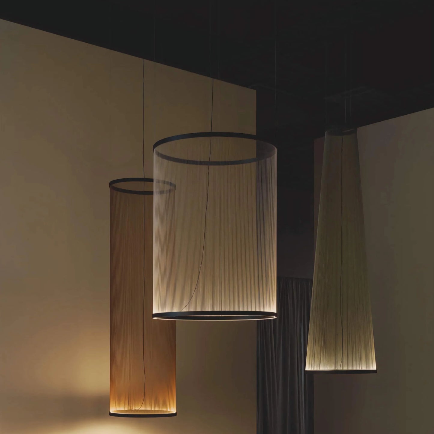 Hanglamp Cluster Staal Aluminium Rood Groen Crème Woonkamer Eetkamer Hal Getrapt Multi-Pendant Messing