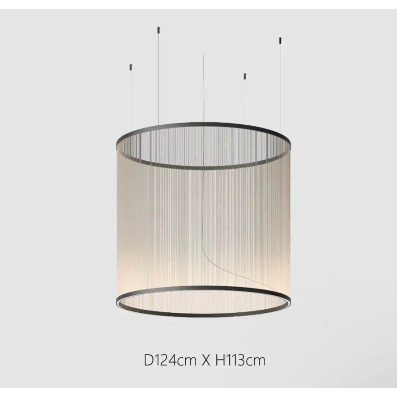 Hanglamp Cluster Staal Aluminium Rood Groen Crème Woonkamer Eetkamer Hal Getrapt Multi-Pendant Messing