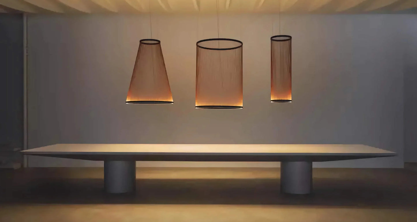 Hanglamp Cluster Staal Aluminium Rood Groen Crème Woonkamer Eetkamer Hal Getrapt Multi-Pendant Messing