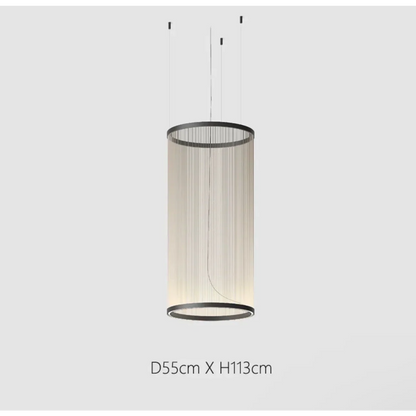 Hanglamp Cluster Staal Aluminium Rood Groen Crème Woonkamer Eetkamer Hal Getrapt Multi-Pendant Messing