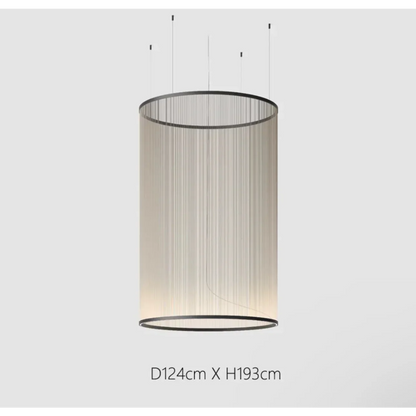 Hanglamp Cluster Staal Aluminium Rood Groen Crème Woonkamer Eetkamer Hal Getrapt Multi-Pendant Messing