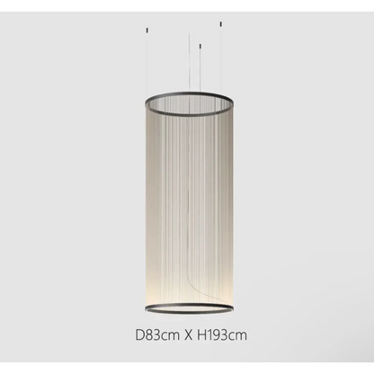Hanglamp Cluster Staal Aluminium Rood Groen Crème Woonkamer Eetkamer Hal Getrapt Multi-Pendant Messing