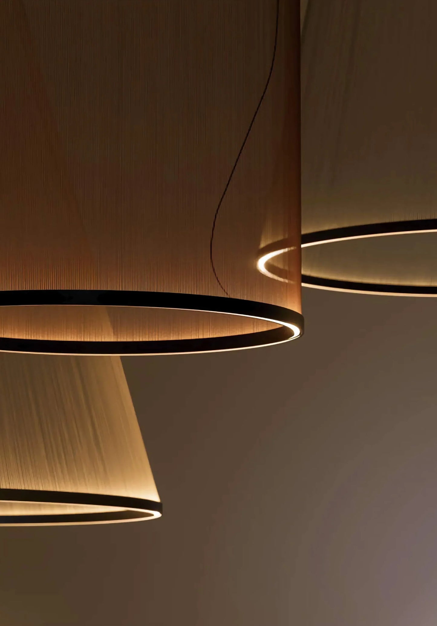 Hanglamp Cluster Staal Aluminium Rood Groen Crème Woonkamer Eetkamer Hal Getrapt Multi-Pendant Messing