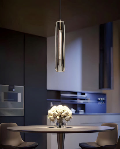 Post Moderne Messing Hanglamp Met K9 Kristal En Verstelbare Kabel