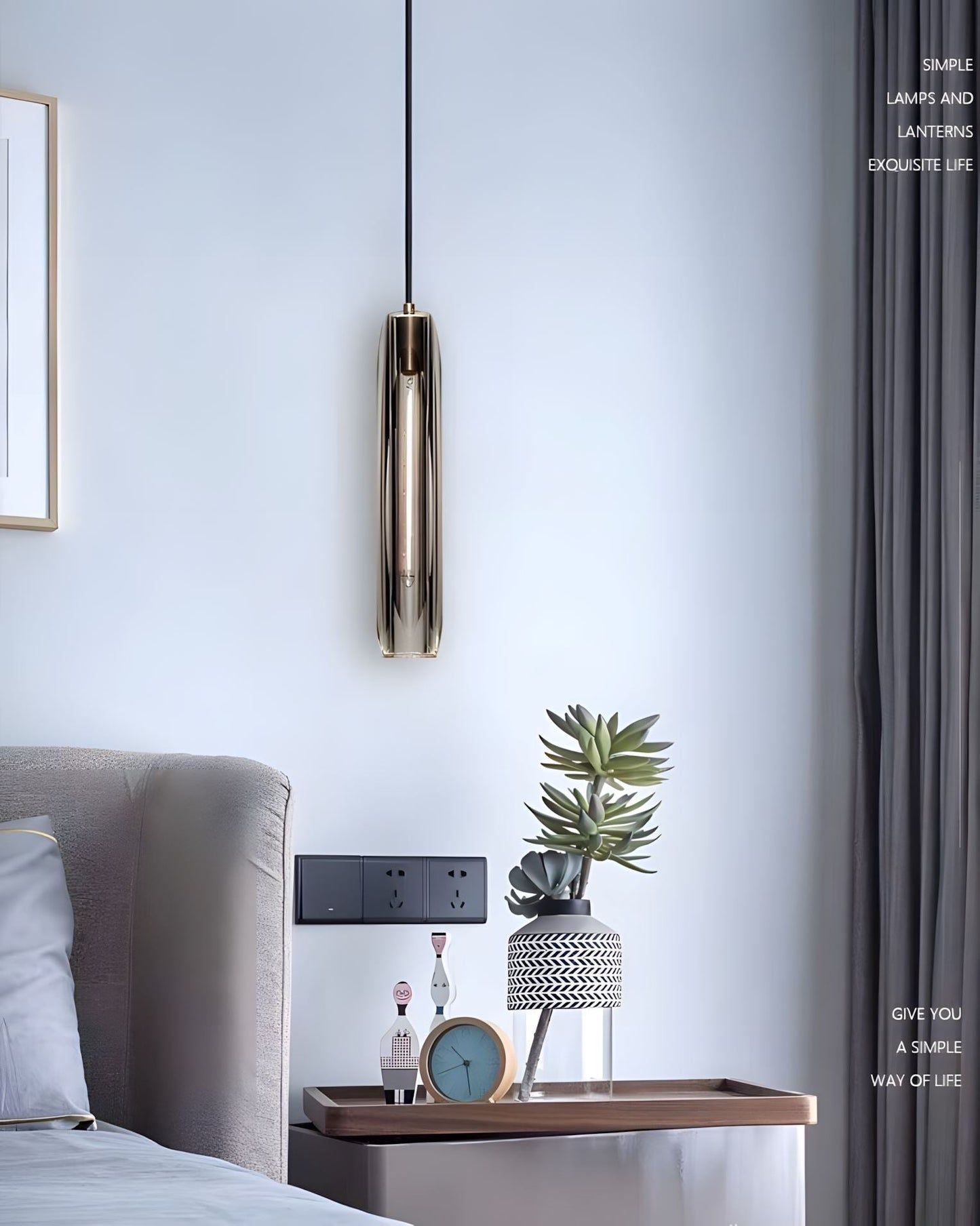 Post Moderne Messing Hanglamp Met K9 Kristal En Verstelbare Kabel