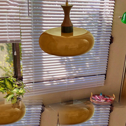 Hanglamp Glas Hout E27/E26 Woonkamer Eetkamer Slaapkamer Retro Vintage Verlichting