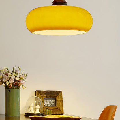 Hanglamp Glas Hout E27/E26 Woonkamer Eetkamer Slaapkamer Retro Vintage Verlichting