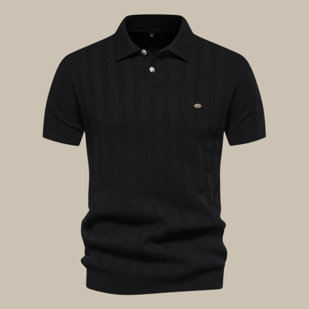 Korte Mouw Polo Shirt voor Heren van Wol - StudioMarella