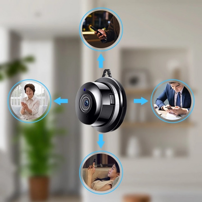 Discreet HD Beveiligingscamera 1080p met Magnetische Montage Draadloos Wifi Nachtzicht Bewegingsdetectie