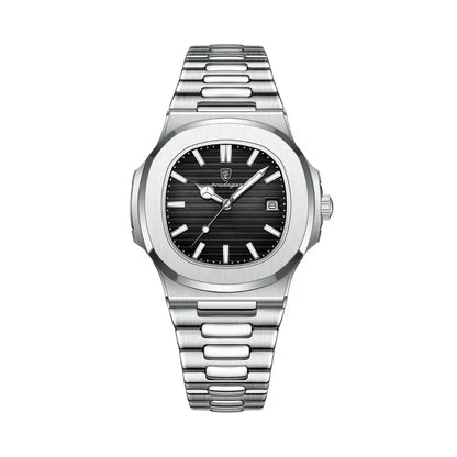 Mannen Horloge Leer Band Waterdicht Klassiek Design