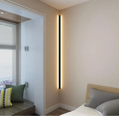 Minimalistische Lineaire Wandlamp Met Geïntegreerde LED Verlichting En Modern Design