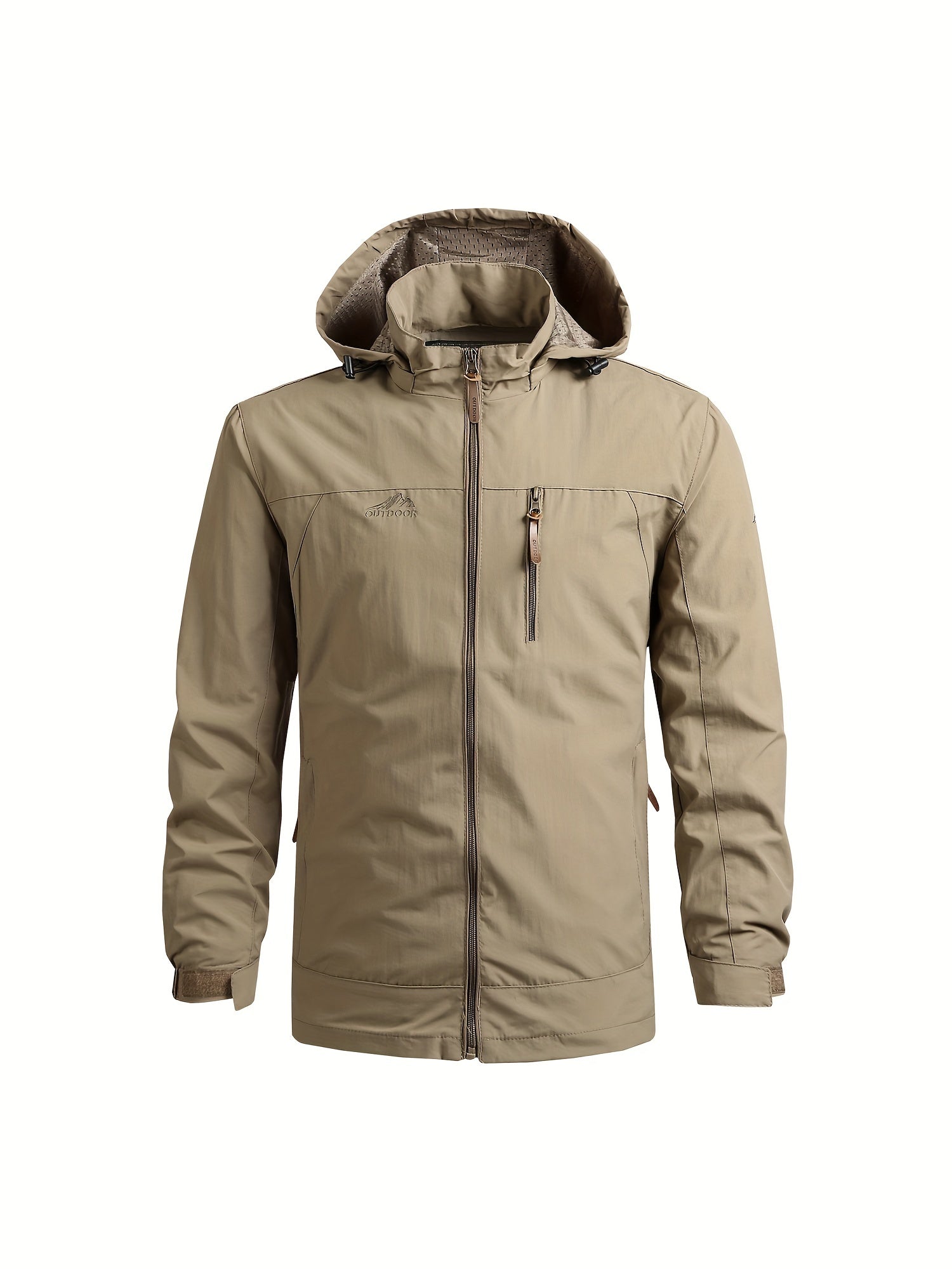 Waterdichte Windbreaker Jas met Verstelbare Kapuchon - StudioMarella