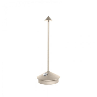 Tafellamp Draadloos Dimbaar LED Oplaadbaar USB Binnen Buiten Aluminium Wit Goud Zwart Grijs