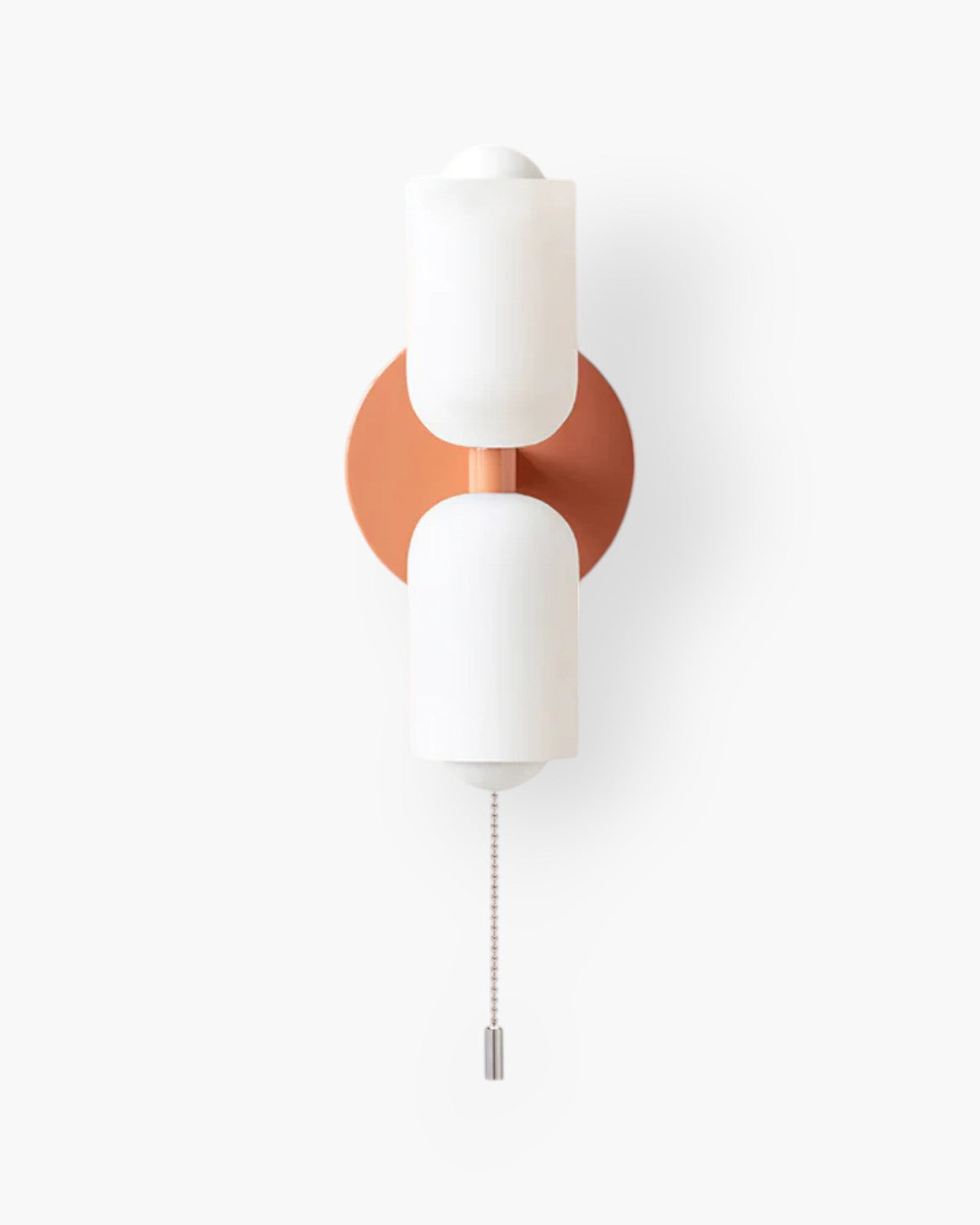 Sansoti | Wandlamp met Dubbele Glazen Kappen voor Slaapkamer en Woonkamer – E27 Wandverlichting