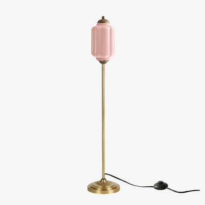 Decoratieve Glazen Pompoen Vloerlamp Retro Organische Stijl Woonkamer Staande Lamp