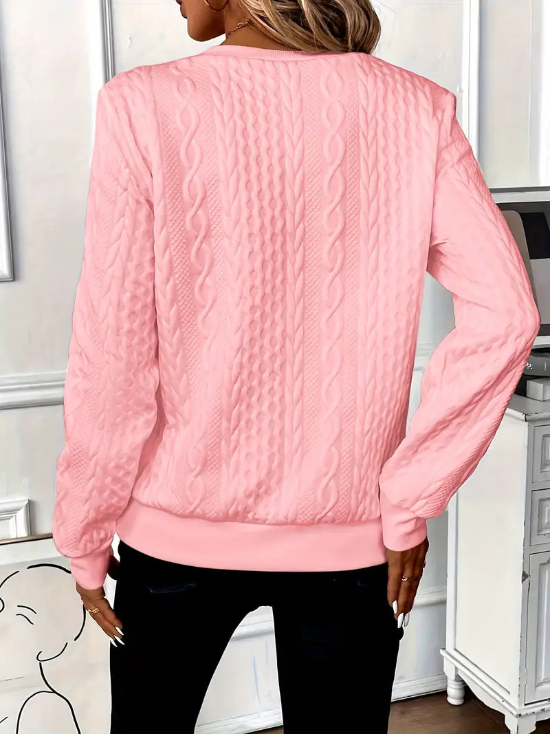 Dames Trui met Rits – Zachte Sweater voor Elke Dag