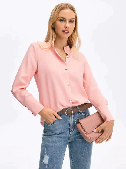 Vrouwelijke Blouse met Knopen voor Elke Gelegenheid