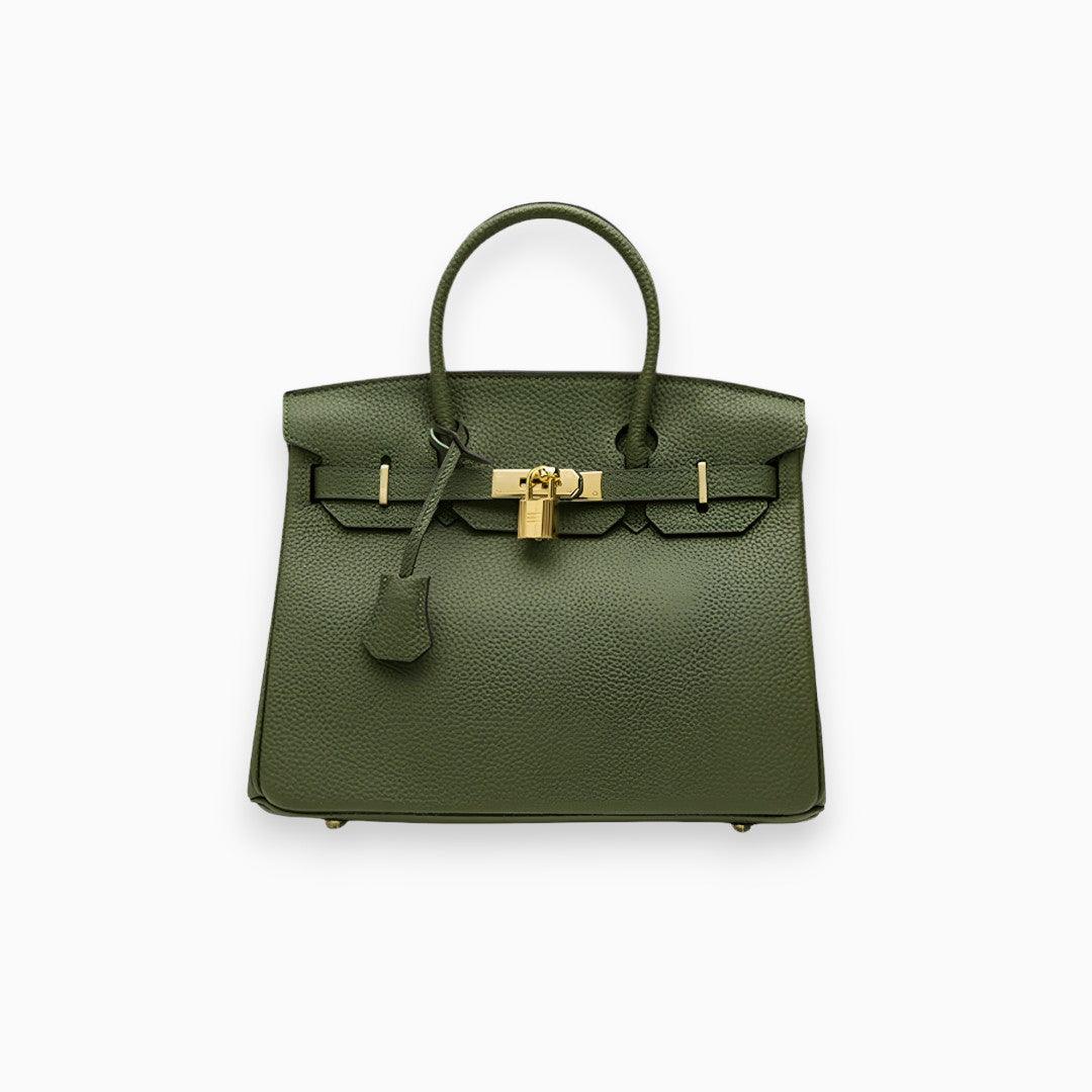 Leren Schoudertas Casual Stijl Elegante Look