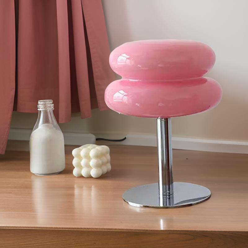 Designer Tafellamp met Touch Bediening Glas en Metaal Dimbaar LED Verlichting Modern Sfeerlamp voor Woonkamer en Slaapkamer