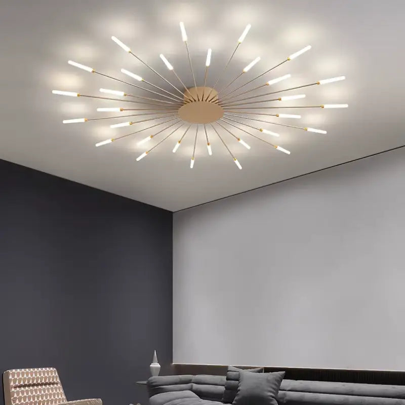Plafondlamp Buizen Design Italiaans Aluminium Acryl LED G9 60W Woonkamer Hal Modern