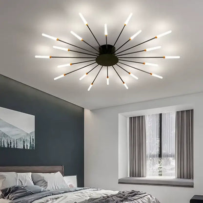 Plafondlamp Buizen Design Italiaans Aluminium Acryl LED G9 60W Woonkamer Hal Modern