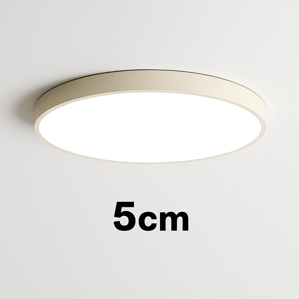 LED Plafondlamp Rond Dimbaar IJzer Frosted Glas Zwart Wit Woonkamer Slaapkamer Keuken Plafonnière Modern Minimalistisch 23cm 30cm 40cm 50cm 60cm