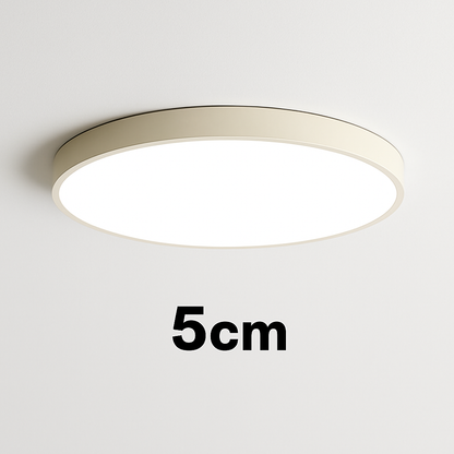 LED Plafondlamp Rond Dimbaar IJzer Frosted Glas Zwart Wit Woonkamer Slaapkamer Keuken Plafonnière Modern Minimalistisch 23cm 30cm 40cm 50cm 60cm