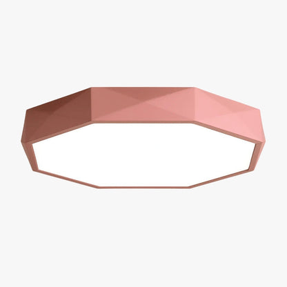 Plafondlamp LED Geometrisch Acryl Roze 30-60cm Slaapkamer Kinderkamer Plafonnière Achthoek Macaron Wit Zwart Groen Geel Woonkamer