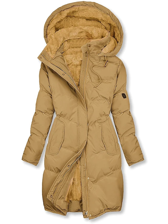 Dames Pufferjas Warm en Waterdicht met Capuchon