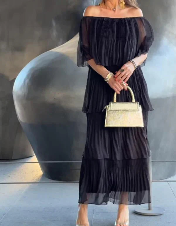 Lange Avondjurk Chiffon Elegant Formaljurk