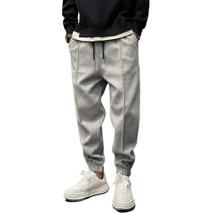 Herensportbroek Elastische Band Zwart Comfortabel Sportbroek - StudioMarella