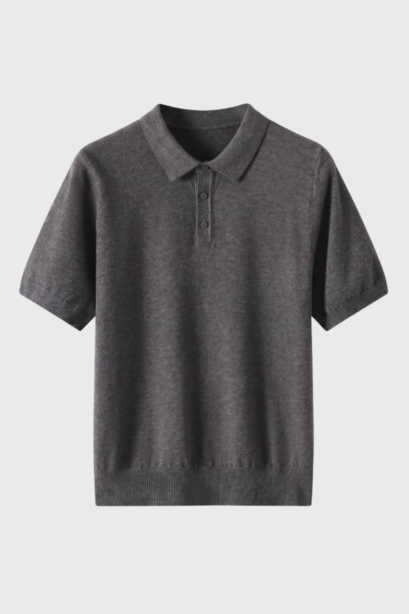 Polo Shirt Heren Korte Mouwen Klassiek Gebreid - StudioMarella