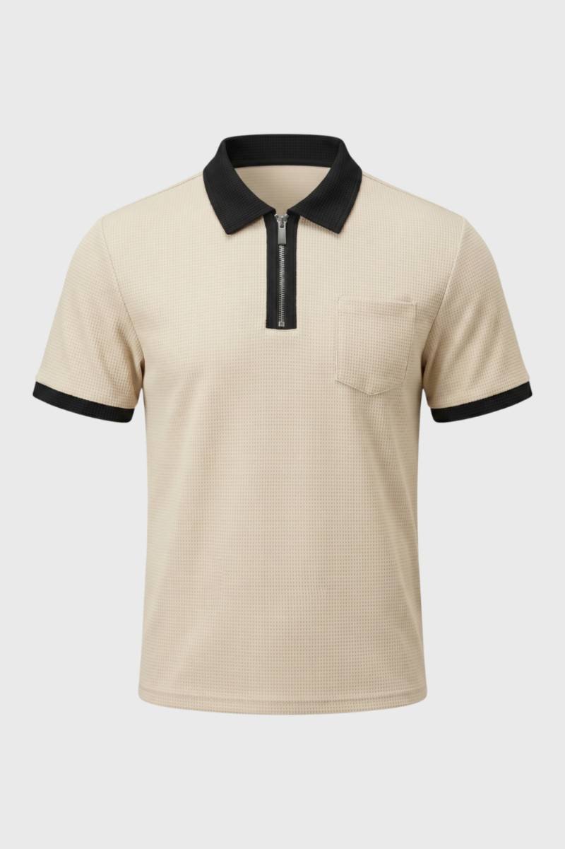 Klassiek Poloshirt Heren met Contrastkraag - StudioMarella