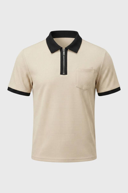 Klassiek Poloshirt Heren met Contrastkraag - StudioMarella