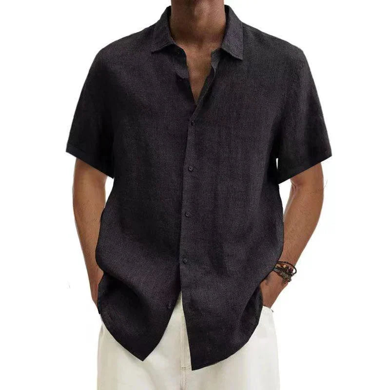Adriaan | Camicia di Lino Uomo Elegante e Traspirante-2
