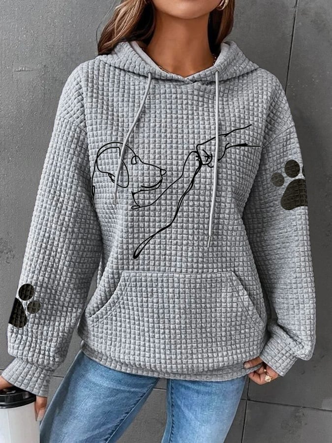 Zachte Fleece Jas met Kap Warm en Comfortabel