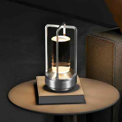Draadloze Tafellamp Met Usb Oplaadbare Batterij Touch Dimming Led Lantaarn Modern Design Voor Slaapkamer En Woonkamer