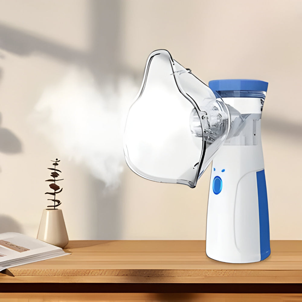 Draagbare Inhalator voor Thuis en Onderweg - Verstuivingsapparaat voor Kinderen en Volwassenen - Oplaadbaar via USB